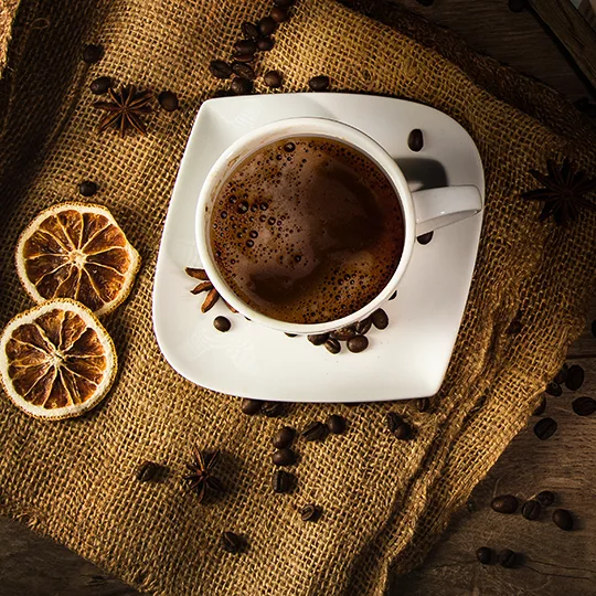 Kawa Aranżacja - fotografia produktowa