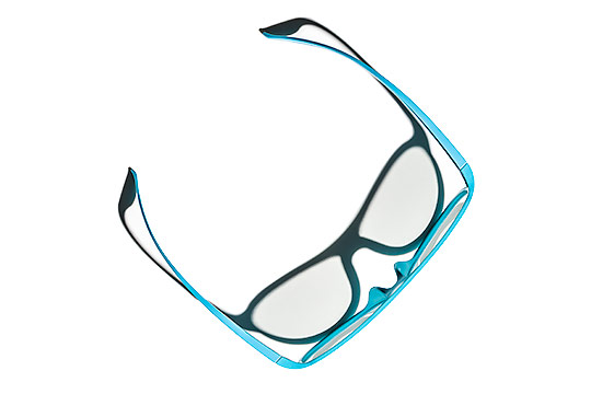 Okulary Niebieskie Cień Packshot - Orbin Studio Z 01