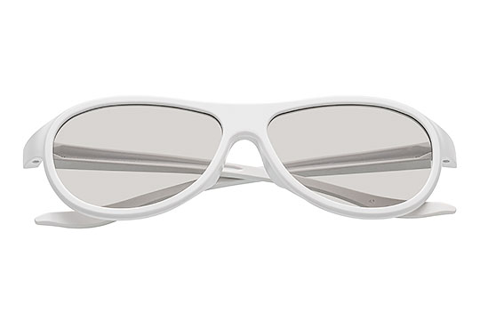 Okulary Białe Packshot - Orbin Studio 01