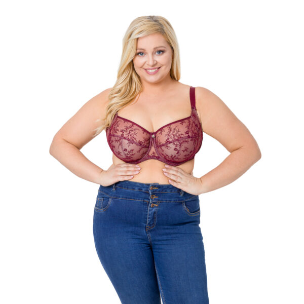 Lookbook - Biustonosze - BSM-1031 Bordowy