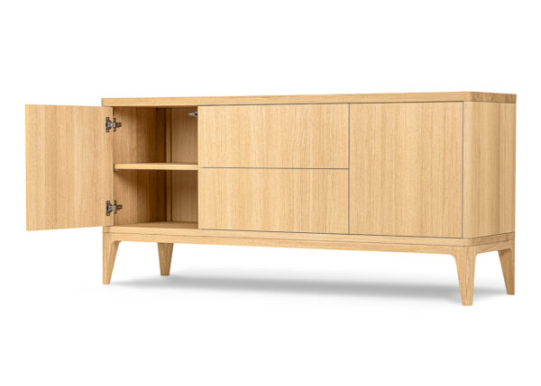 Meble — Komoda Drewno Naturalne — Fotografia Produktowa