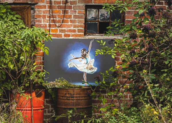 Obraz - Sesja obrazu tancerki w plenerze