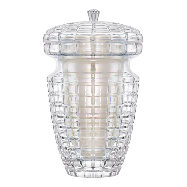 Kryształowa urna Kremowa fotografia produktowa