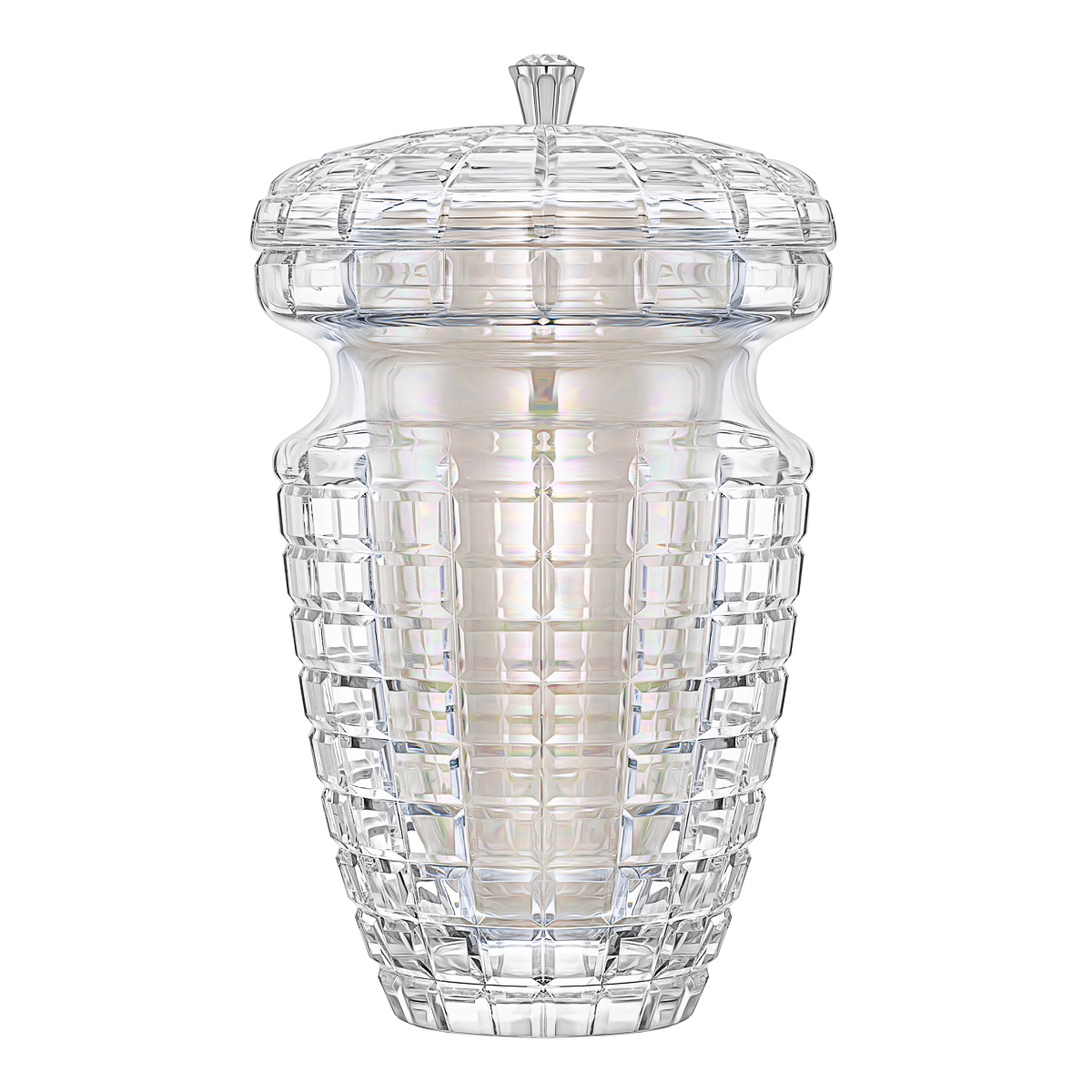 Kryształowa urna Kremowa fotografia produktowa