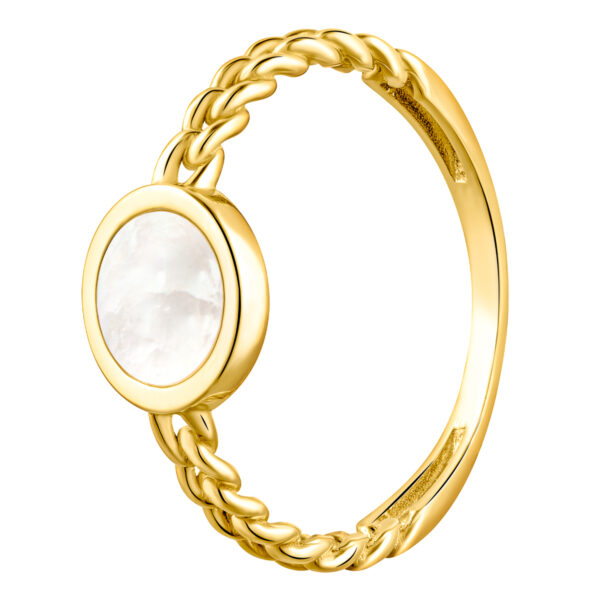 pierścionek z masą perłową AP61-12