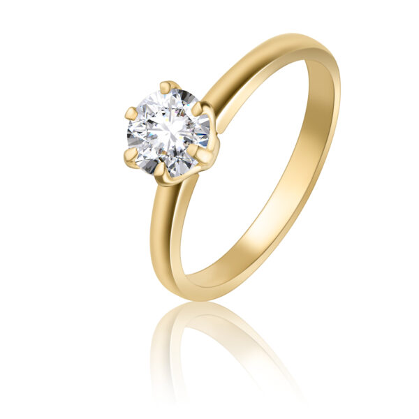 Biżuteria - złoty pierścionek_