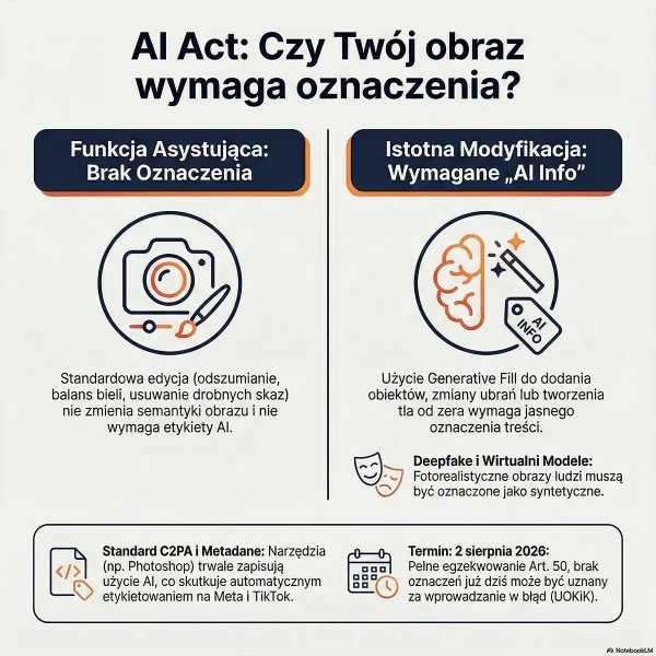 Infografika Ai Act a Obróbka Ai
