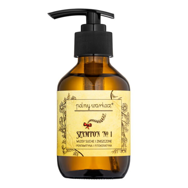 Kosmetyki - buteleczka kosmetyków Polny 3 Szampon No 1