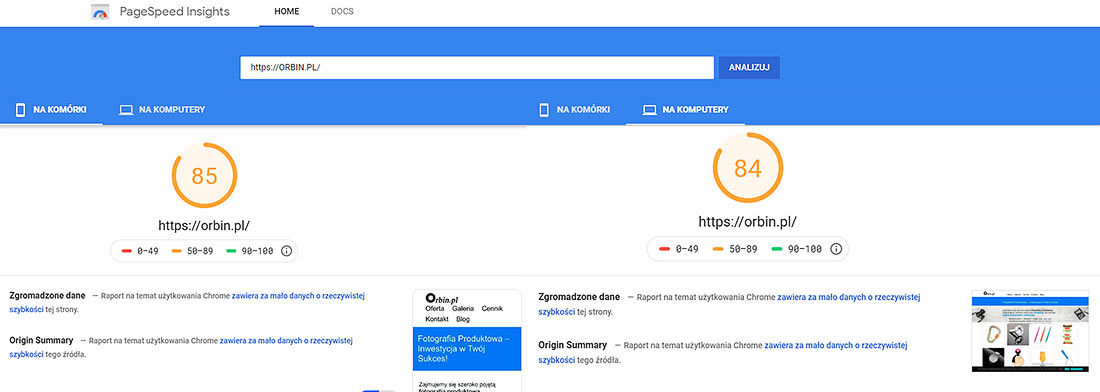 Test-prędkości-strony-orbin-studio